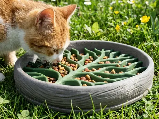 LeafVeins: Eco-Friendly Slow Feed Bowl