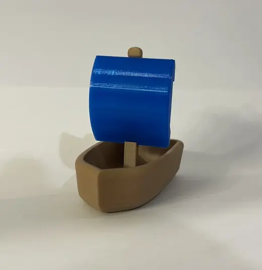 Simple Toy Sail Boat