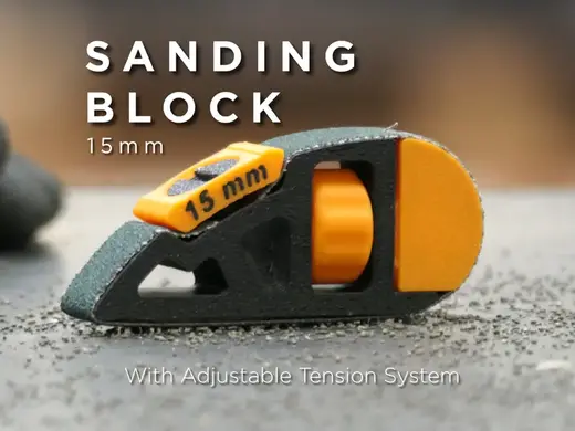 15mm Adjustable Sanding Block (Tension System)