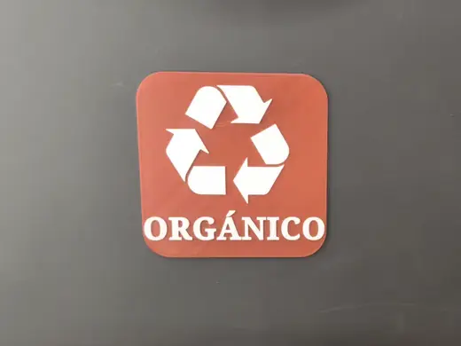 Placa Reciclaje ORGÁNICO IKEA TRONES