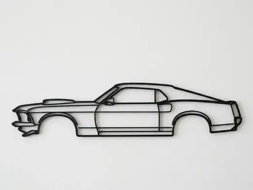 Ford Mustang Boss 429 Wall Art