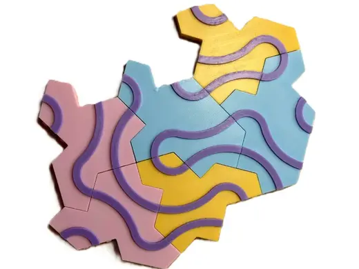 Aperiodic Monotiles with magnetic attachment
