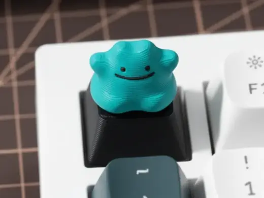 Ditto Pokemon Keyboard Keycap MX