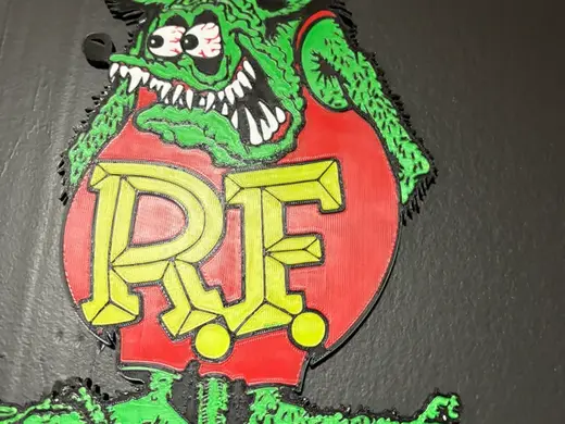 Rat Fink Wall Art (AMS LITE)
