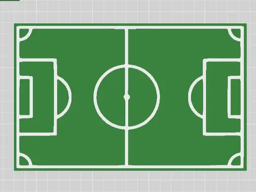 Soccer Field Sign Template for Customization