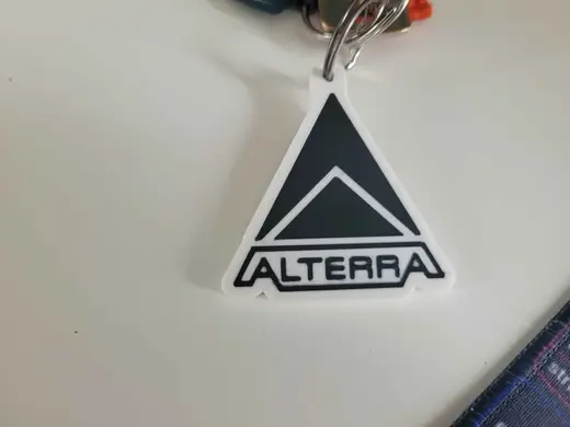 Alterra Subnautica Keychain Double Sided