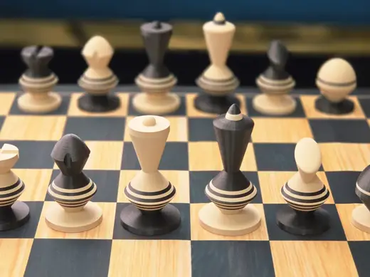 Funky Futuristic Chess Set