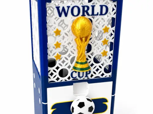 GachaPop Lite World Cup Panel + Soccer Ball Knob