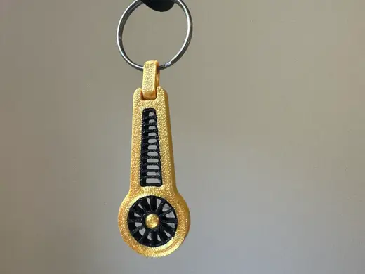 Buccaratti's Zipper Keychain JOJO