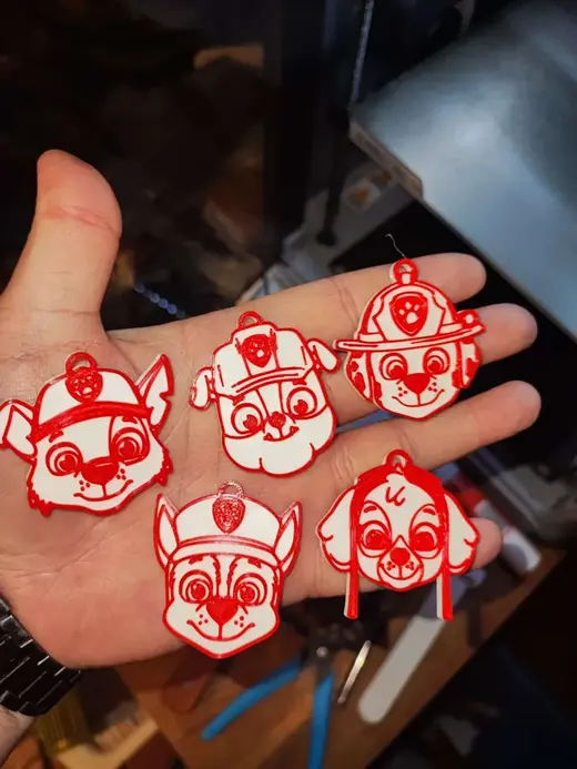 paw patrol keychain