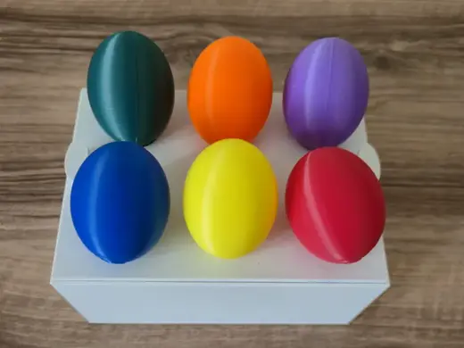 Montessori Color Sorting Eggs with Paintable Lid