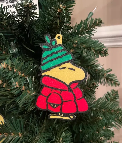 Winter Woodstock Ornament / 4 color / Christmas