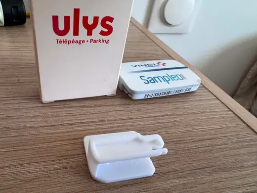 Support badge télépéage Ulys bip&go