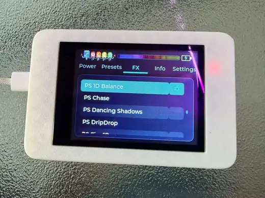 WLED remote - battery and plugin options
