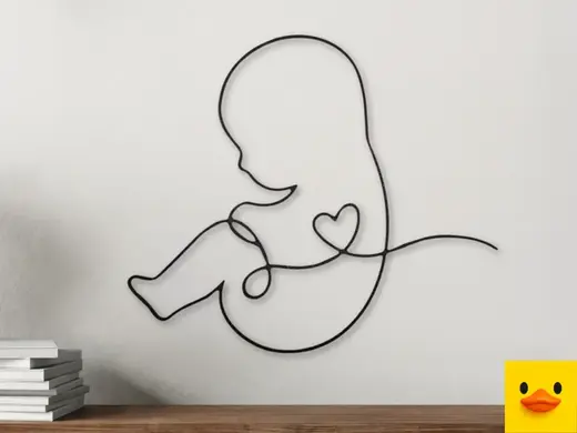 Baby Heart Wall Art