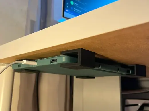 Under desk tablet holder - A1 Mini