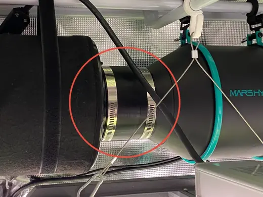 Exhaust Fan Pipe Connector / Adapter Carbon Filter
