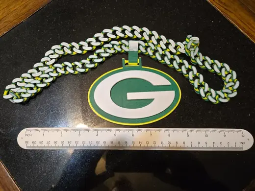 Cuban style Packers Chain