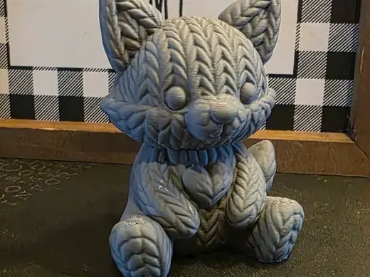 Cute Valentines Day Fox Seated with Heart