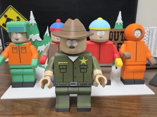 BIG BRICK CARTMAN BORDER PATROL OFFICER