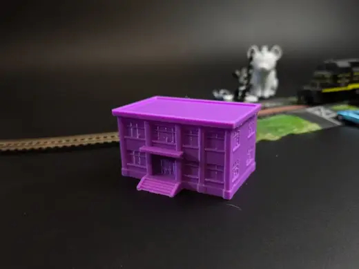 Miniature Multi-Story Building (School/Office)