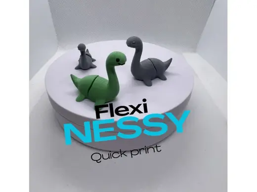 Mini Flexi Fidget animal - Loch Ness Monster