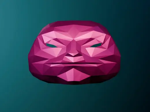 BuddhaBoy - Low Poly MASK (Series 01.1)