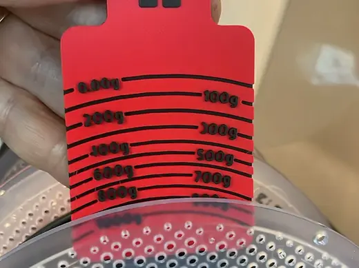 Remaining Filament Weight Gauge Spool Measuring