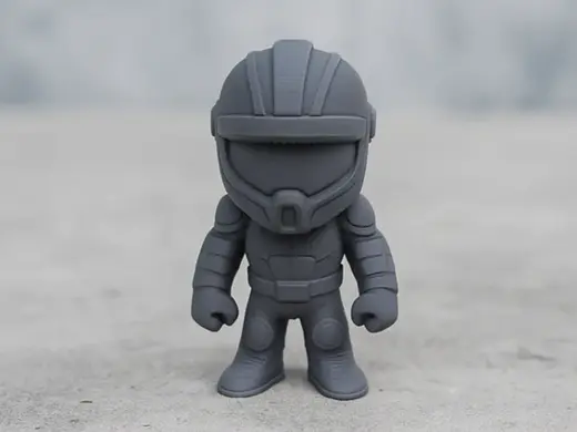 Chibi-Astronaut im Sternenanzug