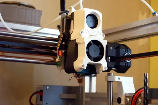 Voron Afterburner mount with BL Touch for Hypercube EVO