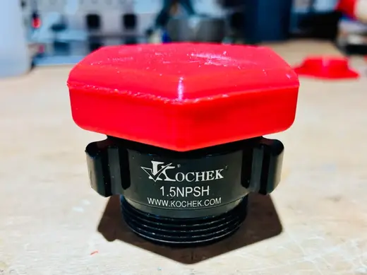 1.5 inch NPSH Female threaded cap for fire hose