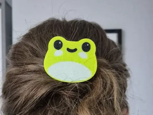 Cute Frog Hair Clip Pin
