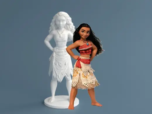 Disney Moana 3D Model – Polynesian Princess