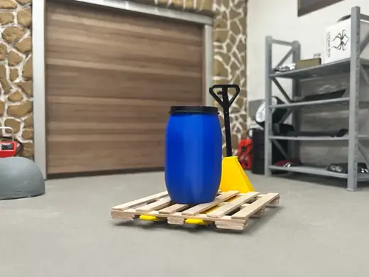 miniature fuste barrel plastic various scale