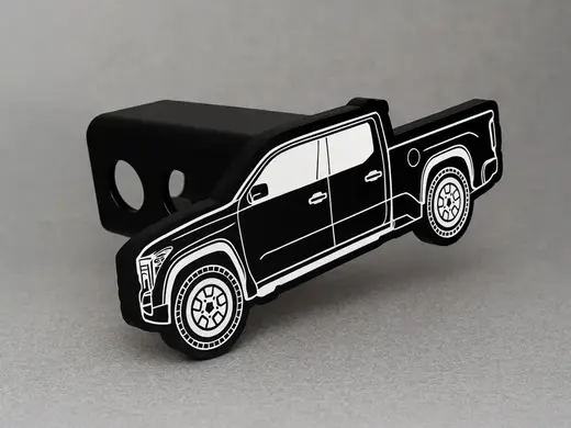 4th Gen Toyota Tacoma LB Outline Hitch Cover