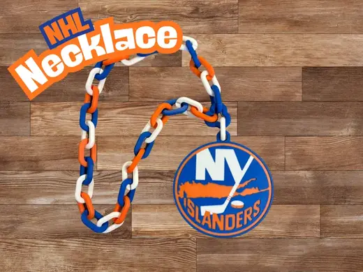 NHL Teams Chain Necklace - New York Islanders