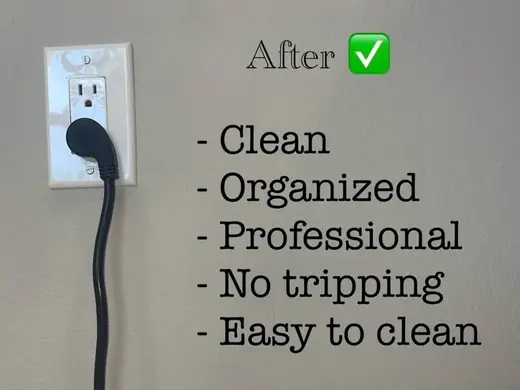 Clean Cable Clip: 1-4 Cables, Low-Profile