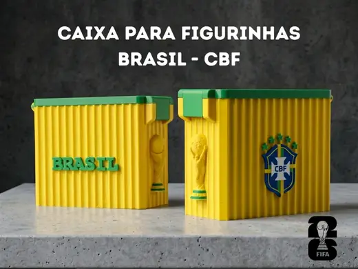 Caixa Para Figurinhas Álbum Copa Do Mundo 2026 CBF