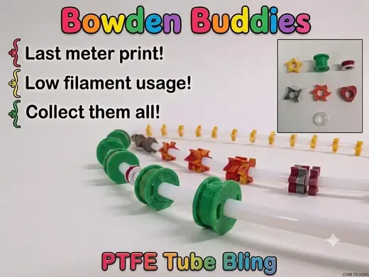 Bowden Buddies - PTFE Tube Bling