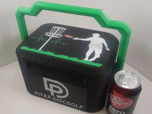 6-Can Cooler Box with Interchangeable Panels
