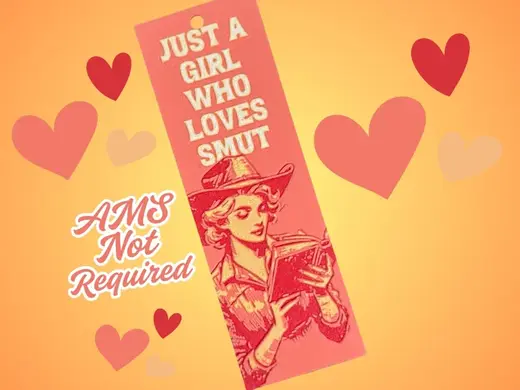 just a girl who loves smut bookmark