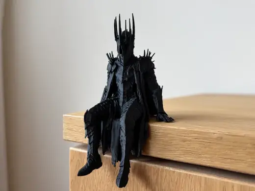 Sauron Sitting on Shelf Figure | LOTR Miniature