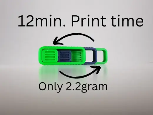 Nano Slider/12min. Print time/Only 2.2gram
