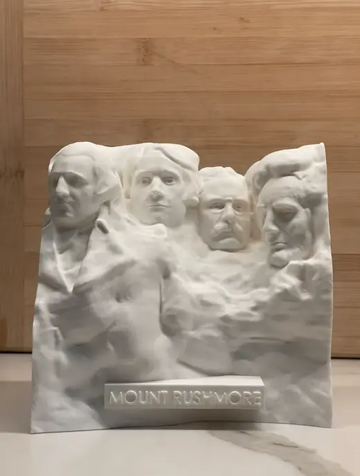 Mount Rushmore Bust desktop art