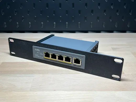 10 Zoll - 1HE Halterung für Cudy GS1005P Switch