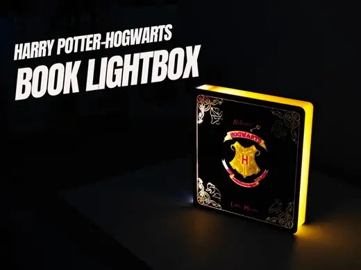 Harry Potter - Hogwarts Book Lightbox