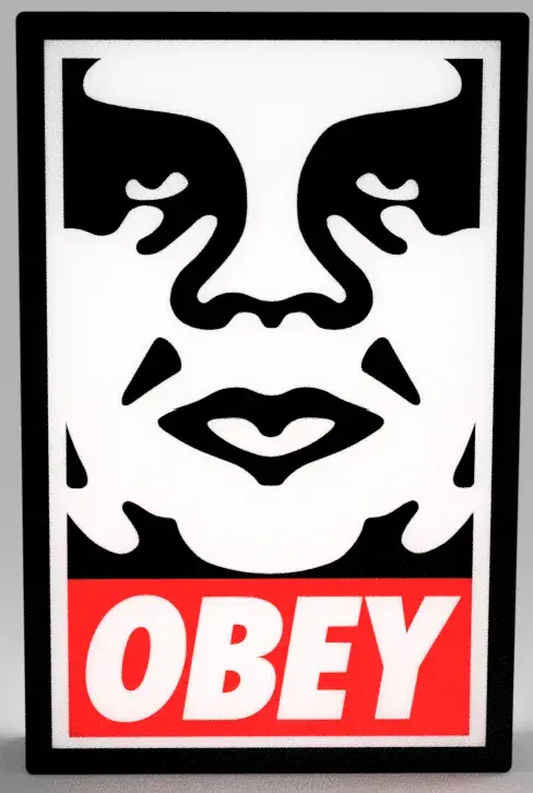 OBEY LED Lamp
