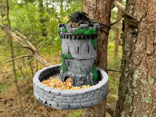 Dragon Tower Bird Feeder