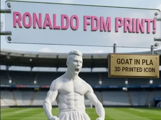 The G.O.A.T. in PLA - Legend Celebration Figurine