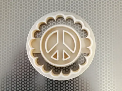 Emporte Pièce Biscuit Symbole de Paix